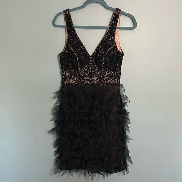 Sue Wong Nocturne Beaded Tulle Dress - Picture 1 of 10